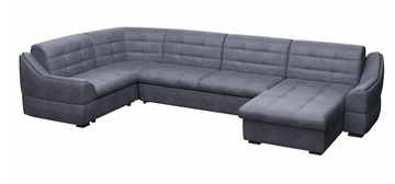 Большой диван с оттоманкой и креслом Антарес 1 ПДУ New в Ноябрьске - предосмотр