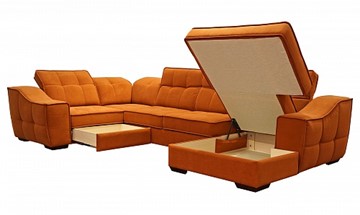 Угловой диван N-11-M (П1+ПС+УС+Д2+Д5+П1) в Салехарде - предосмотр 1
