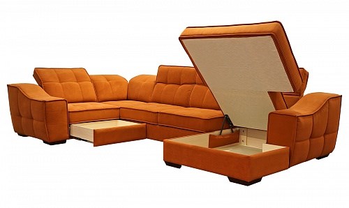 Угловой диван N-11-M (П1+ПС+УС+Д2+Д5+П1) в Надыме - изображение 1