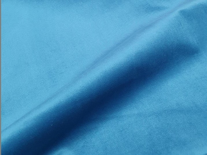 П-образный диван Честер, Черный/голубой (велюр) в Салехарде - изображение 11