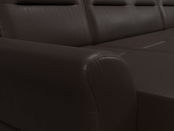 П-образный диван Клайд, Коричневый (Экокожа) в Тарко-Сале - предосмотр 5