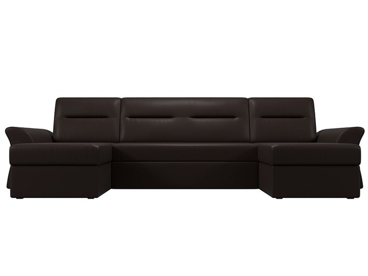 П-образный диван Клайд, Коричневый (Экокожа) в Тарко-Сале - изображение 7