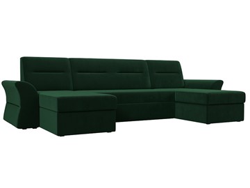 П-образный диван Клайд, Зеленый (Велюр) в Новом Уренгое