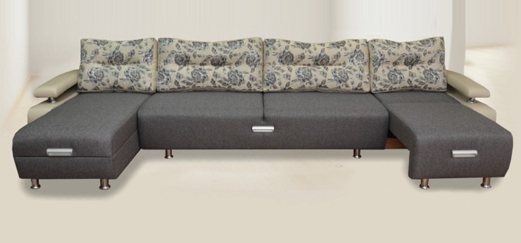 П-образный диван Престиж-15 микс в Муравленко - изображение 1