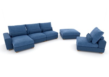 П-образный диван V-10-M П (П1+Д4+Д2+УС+ПС), Memory foam в Ноябрьске - предосмотр 2