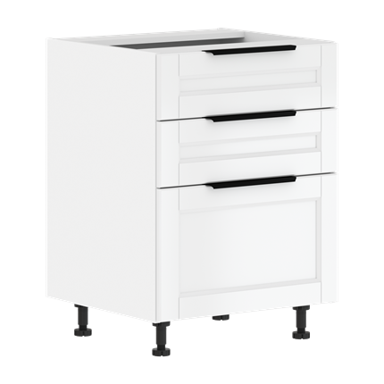 Кухонная тумба напольная SICILIA Белый MOB 6082.2C  (600х560х820) в Салехарде - изображение