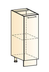 Кухонная тумба Яна L200 (1 дв. гл.) в Надыме