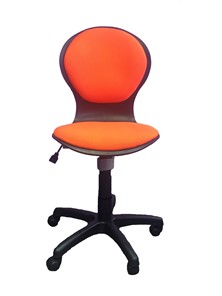 Детское крутящееся кресло LB-C 03, цвет оранжевый в Тарко-Сале