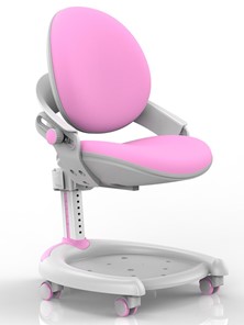 Кресло детское Mealux ZMAX-15 Plus, Y-710 PN, белый металл, обивка розовая однотонная в Губкинском