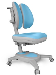 Кресло Mealux Onyx Duo (Y-115) BLG, голубой + серый в Новом Уренгое