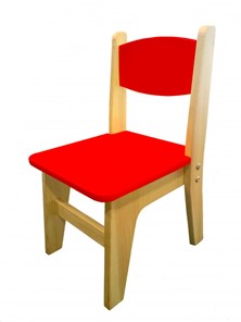 Детский стул Вуди красный (H 260) в Салехарде