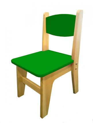 Детский стульчик Вуди зеленый (H 300) в Салехарде - изображение