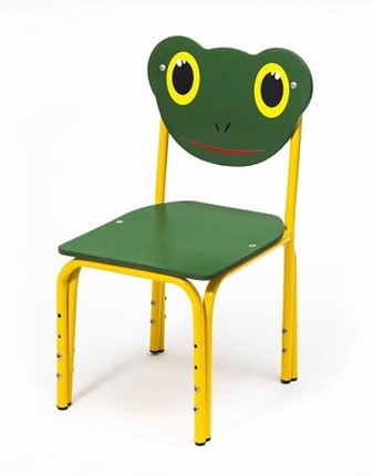 Детский растущий стул Лягушонок (Кузя-ЛГ(1-3)ЗЖ) в Тарко-Сале - изображение