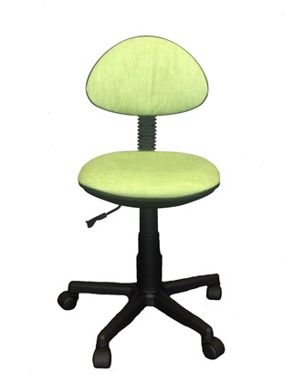 Детское крутящееся кресло LB-C 02, цвет зеленый в Салехарде - изображение
