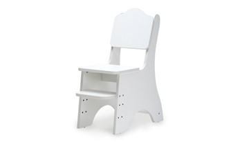Детский стул с регулируемой подножкой Babystep Классика Белый в Салехарде