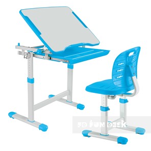 Растущий стол и стул Piccolino III Blue в Губкинском