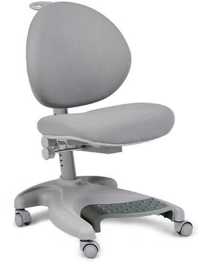 Комплект парта + кресло Iris II Grey + Cielo Grey + чехол для кресла в подарок в Салехарде - изображение 1
