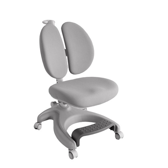 Комплект парта + кресло Nerine Grey +  Solerte Grey + чехол для кресла в подарок! в Салехарде - изображение 4