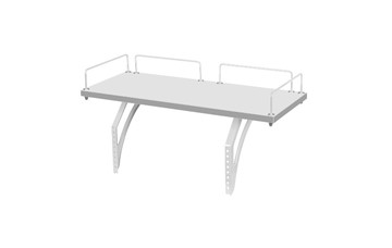 Растущий стол 1/75-40 (СУТ.25) + Polka_z 1/600 (2шт) белый/серый/Зеленый в Надыме - предосмотр 1
