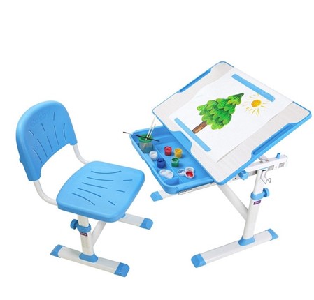 Парта растущая и стул Karo Blue в Лабытнанги - изображение