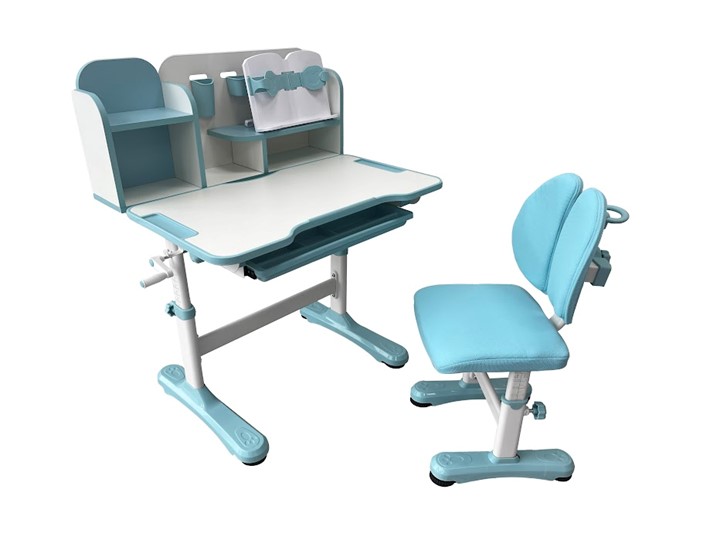 Парта растущая и стул Vivo Blue FUNDESK в Губкинском - изображение 4
