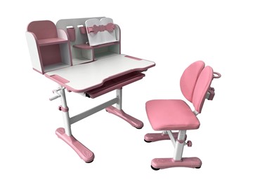 Парта растущая и стул Vivo Pink FUNDESK в Надыме - предосмотр 4