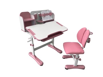 Парта растущая и стул Vivo Pink FUNDESK в Салехарде - предосмотр 5