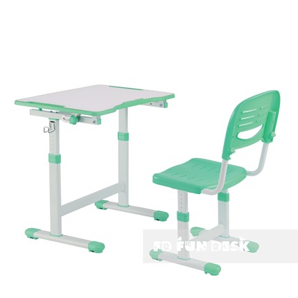 Растущая парта + стул Piccolino II Green в Салехарде - изображение