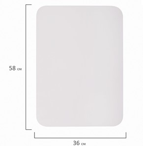 Доска магнитно-маркерная на холодильник BRAUBERG, 58х36 см с маркером, магнитом и салфеткой в Губкинском - предосмотр 8