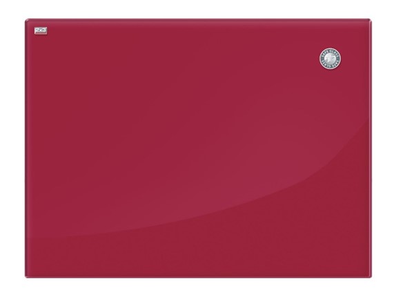 Магнитная стеклянная доска для рисования 2х3 OFFICE TSZ86 R, 60x80 см, красная в Надыме - изображение