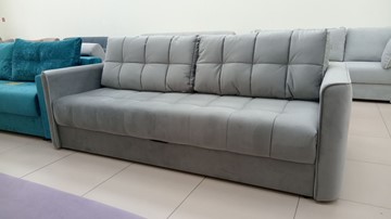 Прямой диван Татьяна 5 БД Граунд 05 серый в Салехарде