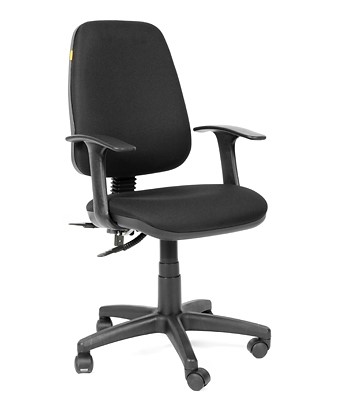 Офисное кресло CHAIRMAN 661 Ткань стандарт 15-21 черная в Губкинском - изображение