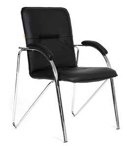 Офисное кресло CHAIRMAN 850 Экокожа Terra 118 черная в Губкинском