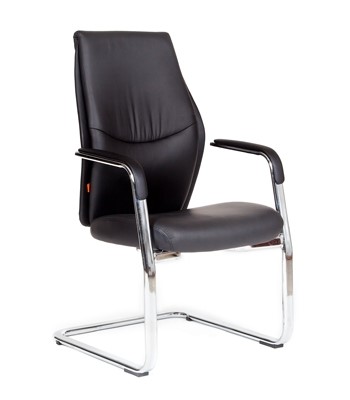 Кресло офисное CHAIRMAN Vista V Экокожа премиум черная в Губкинском - изображение