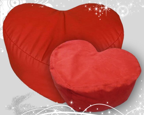 Кресло-мешок Сердце-пуф в Салехарде - изображение