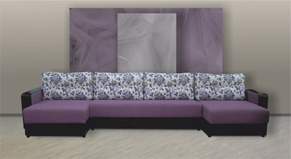 П-образный диван Виват Б Каре в Салехарде - изображение